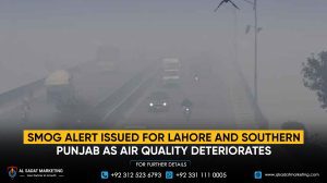 Smog Alert Issued for Lahore and Southern Punjab as Air Quality Deteriorates