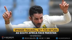 Spinner Maharaj Set for Return as South Africa Face Pakistan