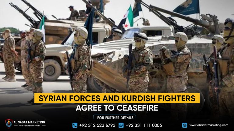 Syrian forces and Kurdish fighters agree to a ceasefire