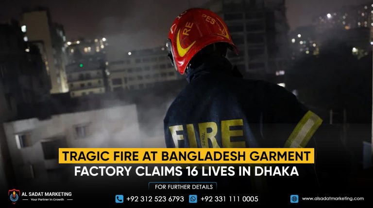 Tragic Fire at Bangladesh Garment Factory Claims 16 Lives in Dhaka