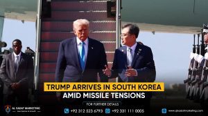 Trump arrives in South Korea amid missile tensions