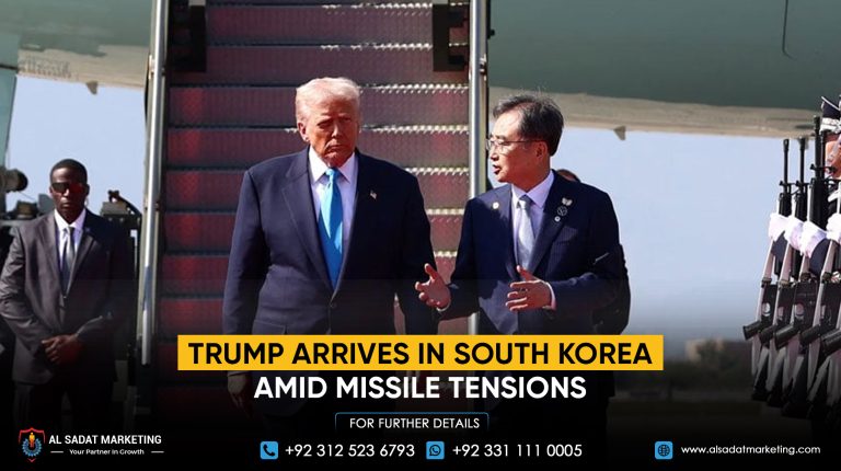Trump arrives in South Korea amid missile tensions