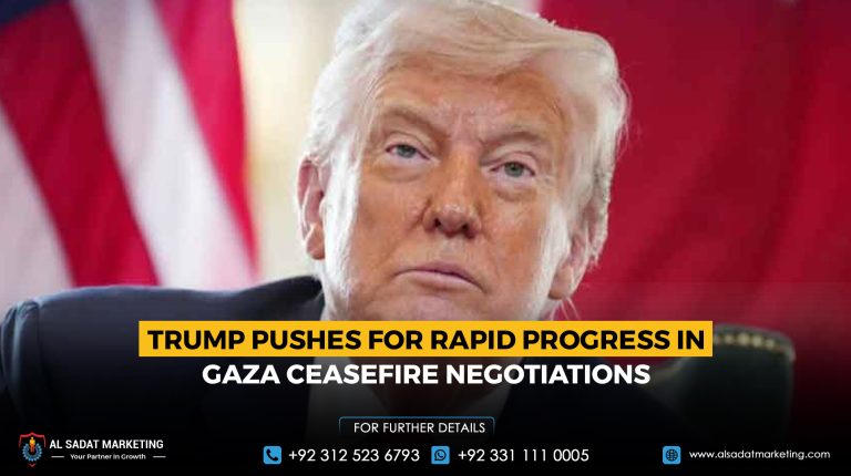 Trump pushes for rapid progress in Gaza ceasefire negotiations