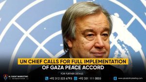 UN chief calls for full implementation of Gaza peace accord