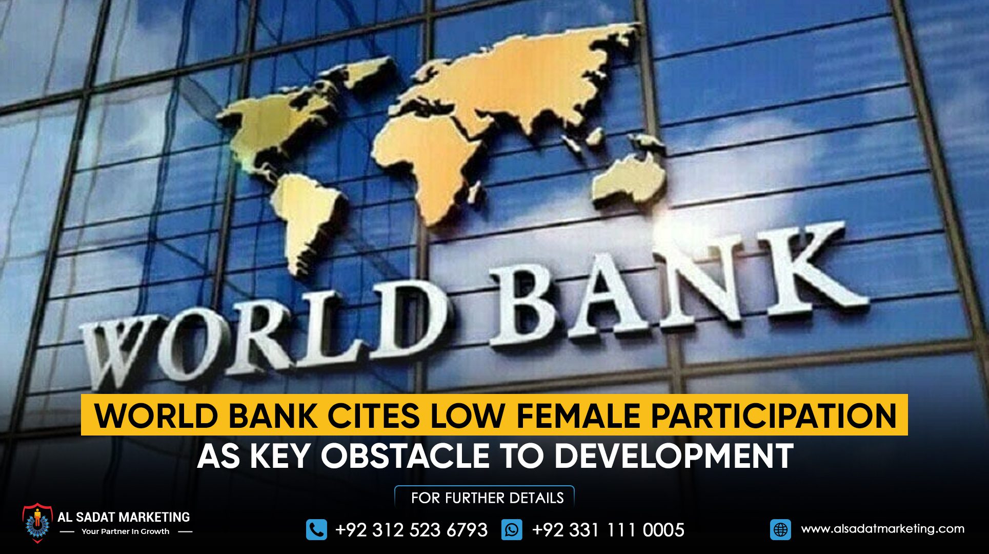 World Bank cites low female participation as key obstacle to development