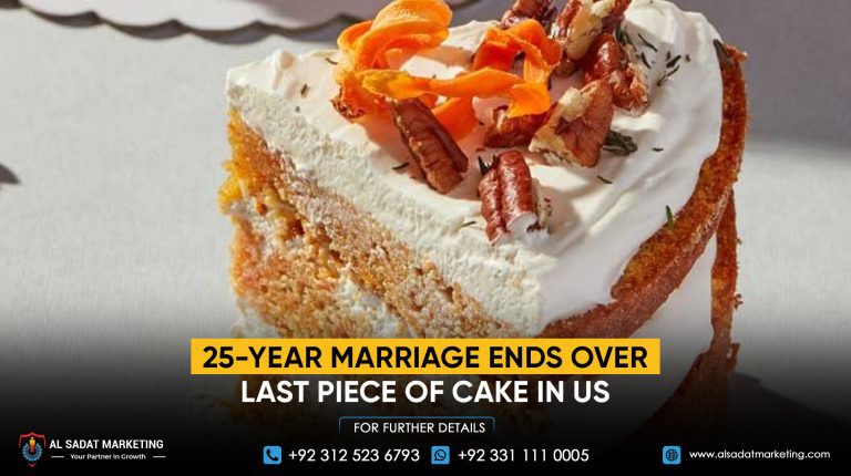 25-year marriage ends over last piece of cake in US