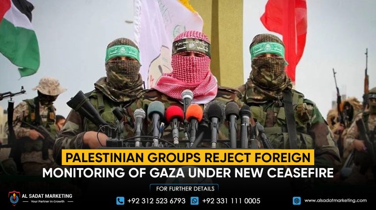 Palestinian groups reject foreign monitoring of Gaza under new ceasefire