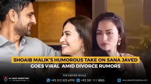 Shoaib Malik’s humorous take on Sana Javed goes viral  amid divorce rumors
