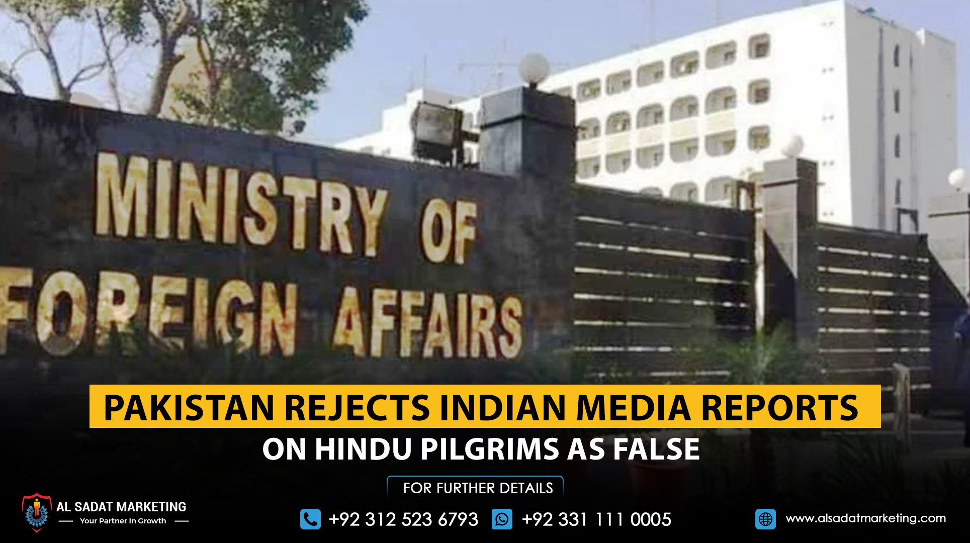 Pakistan rejects Indian media reports on Hindu pilgrims as false