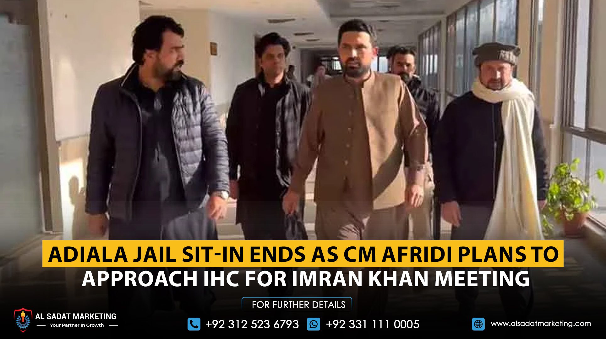 Adiala Jail Sit-In Ends as CM Afridi Plans to Approach IHC for Imran Khan Meeting