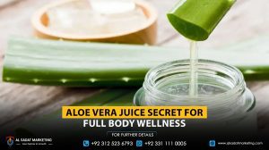 Aloe vera juice is a secret for full-body wellness
