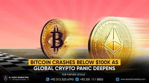 Bitcoin crashes below $100k as global crypto panic deepens