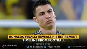 Ronaldo finally reveals his retirement timeline from football