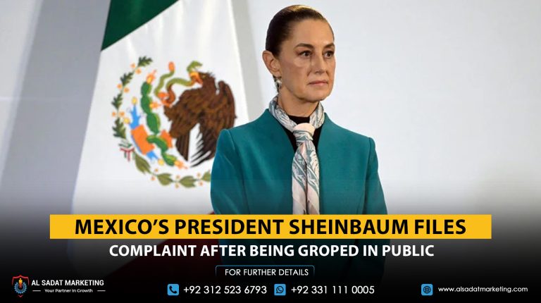 Mexico’s President Sheinbaum fils a complaint after being groped in public