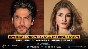 Raveena Tandon reveals the real reason she turned down Shah Rukh Khan’s Darr