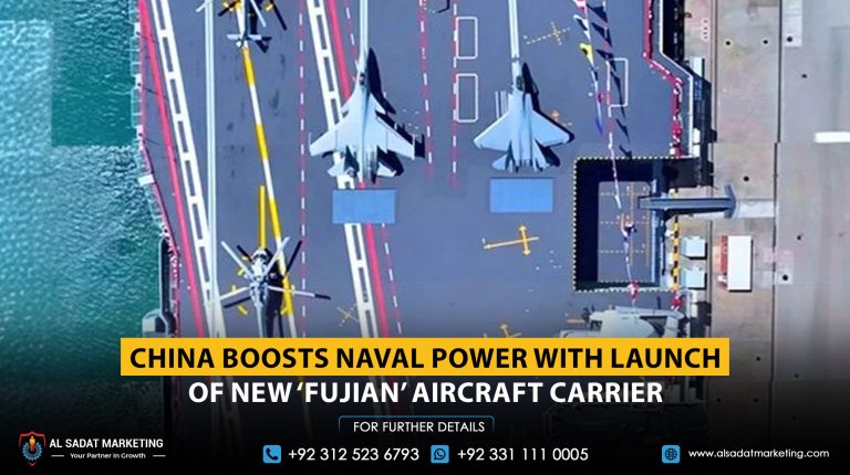China boosts naval power with launch of new ‘Fujian’ aircraft carrier