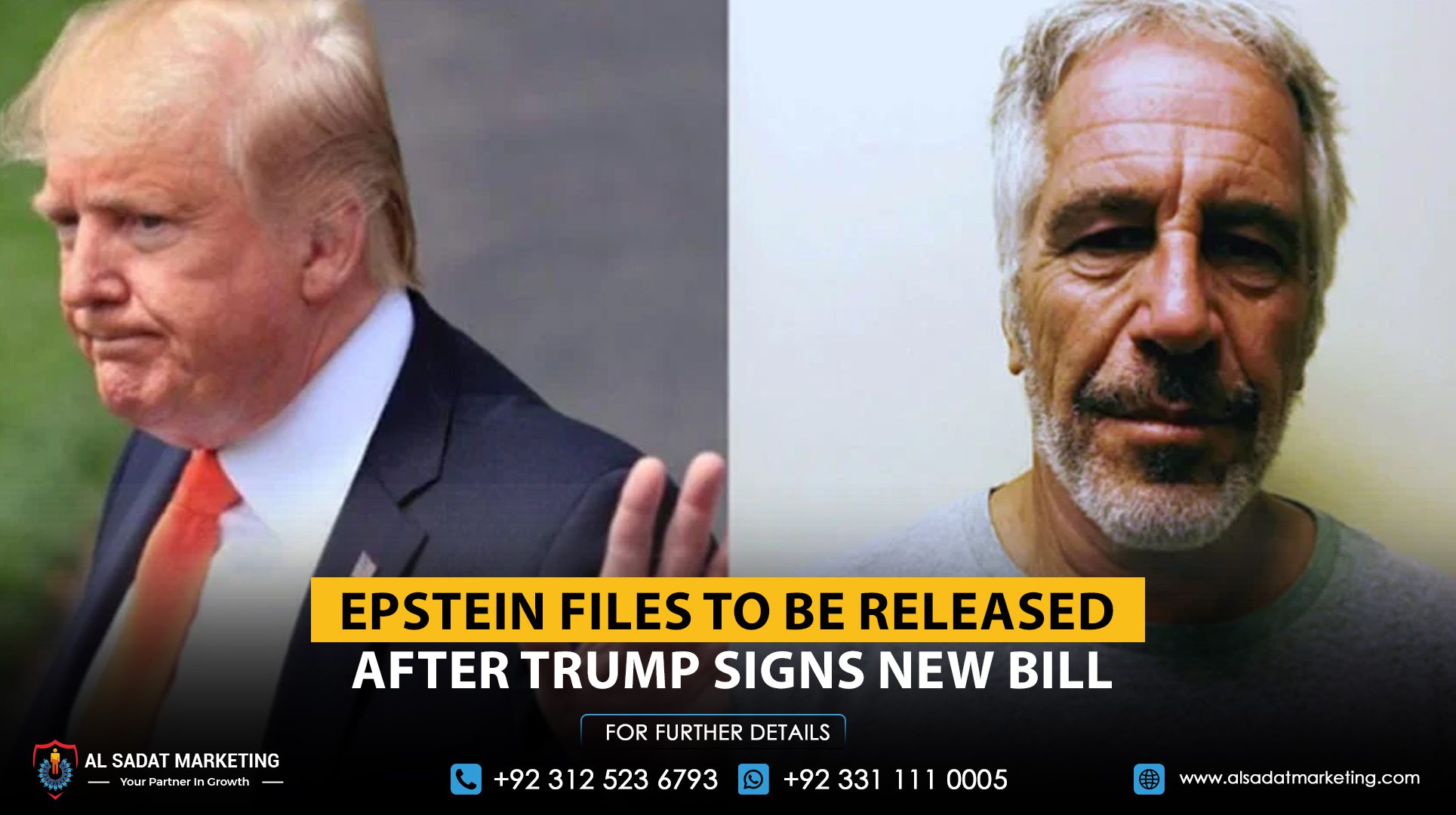 Epstein Files to Be Released After Trump Signs New Bill