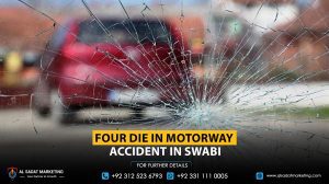 Four Die in Motorway Accident in Swabi