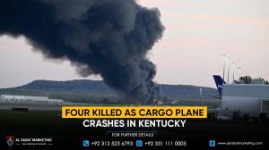 Four killed as cargo plane crashes in Kentucky