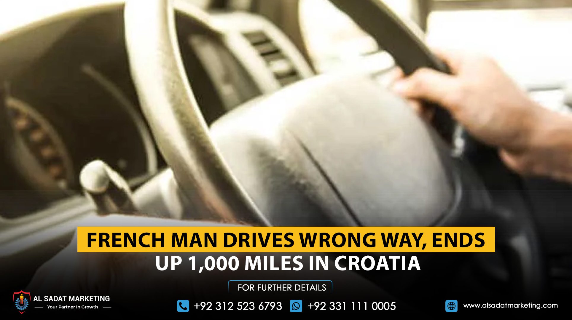 French man drives wrong way, ends up 1,000 miles in Croatia