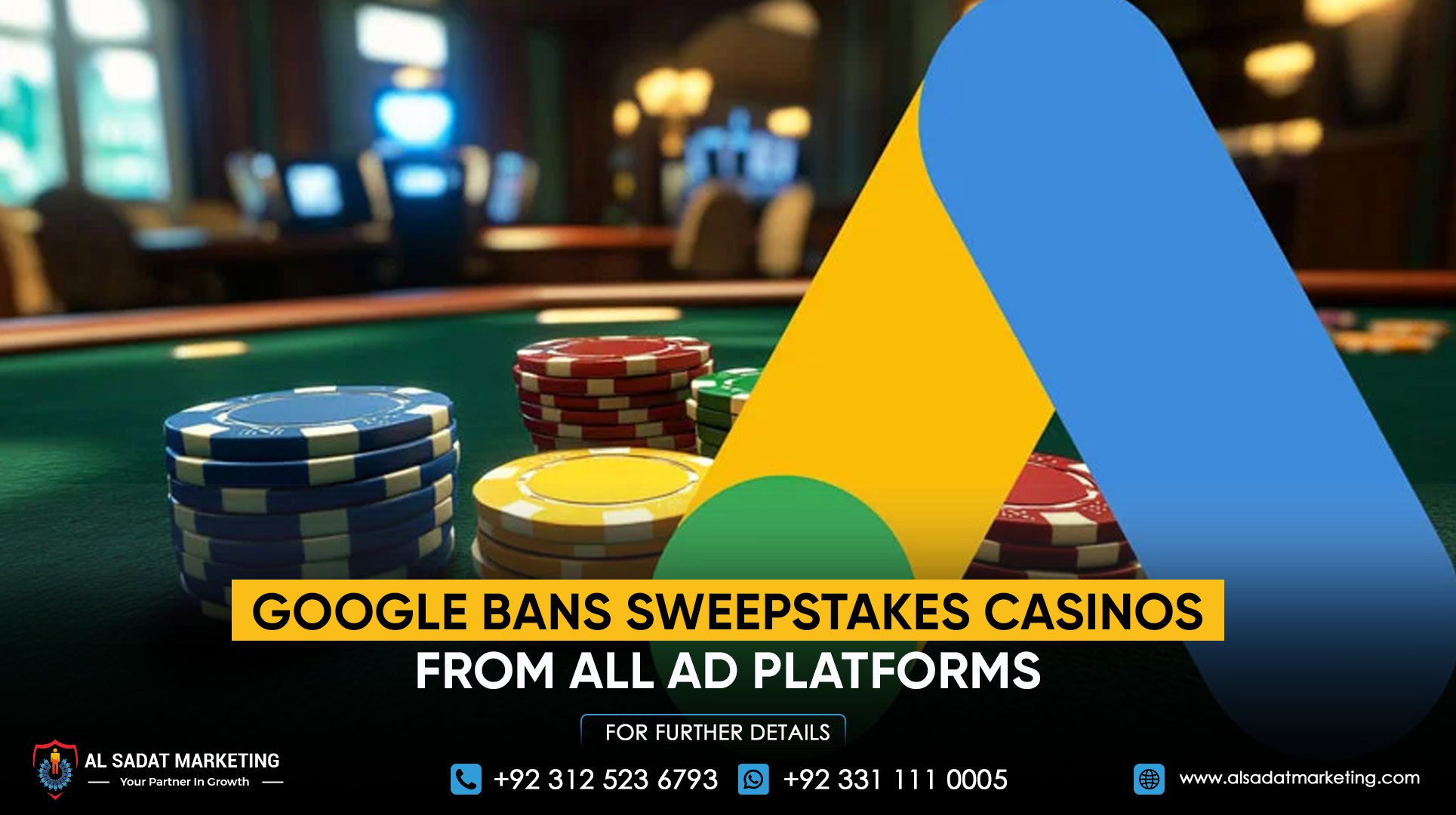 Google bans sweepstakes casinos from all ad platforms