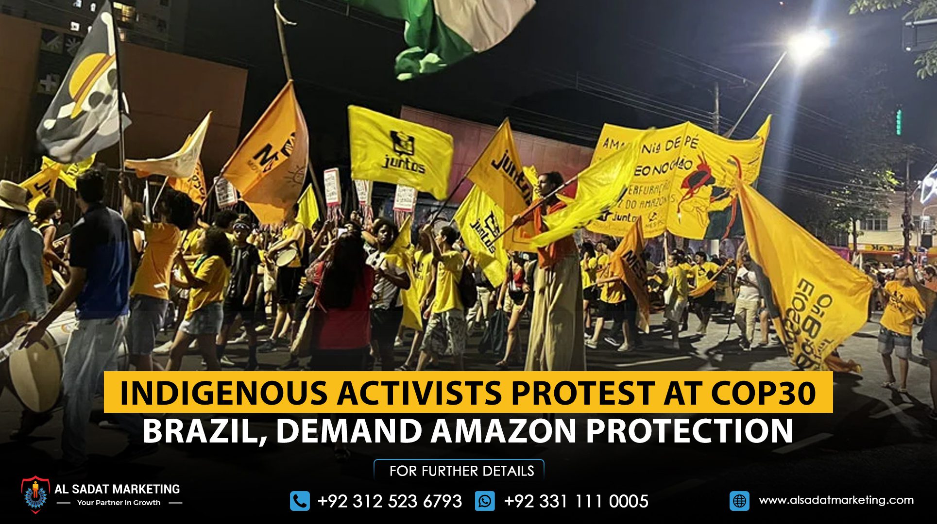 Indigenous activists protest at COP30 in Brazil, demand Amazon protection