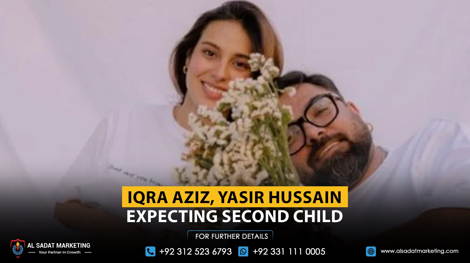 Iqra Aziz, Yasir Hussain expecting second child