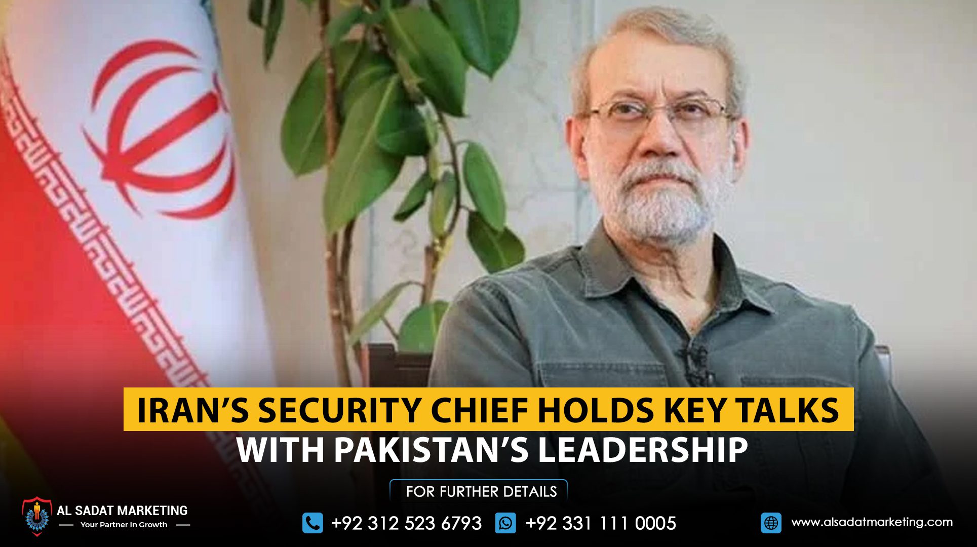 Iran’s Security Chief Holds Key Talks with Pakistan’s Leadership