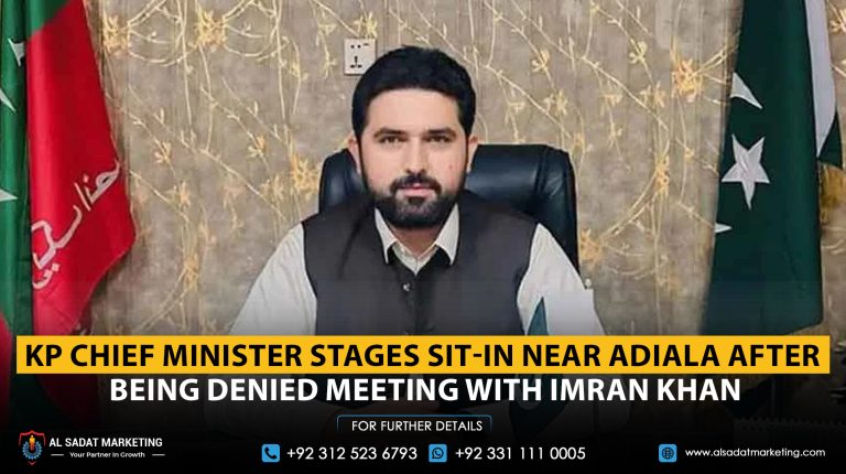 KP Chief Minister Stages Sit-In Near Adiala After Being Denied Meeting with Imran Khan