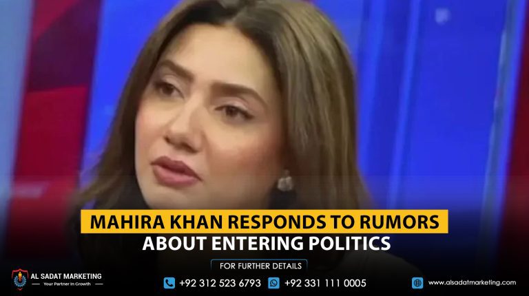 Mahira Khan Responds to Rumors About Entering Politics