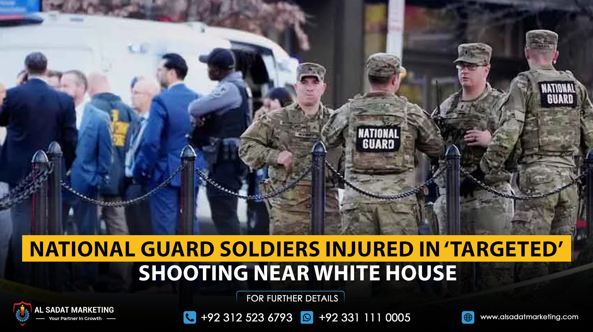 National Guard Soldiers Injured in ‘Targeted’ Shooting Near White House
