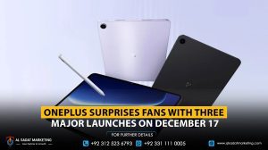 OnePlus Surprises Fans with Three Major Launches on December 17