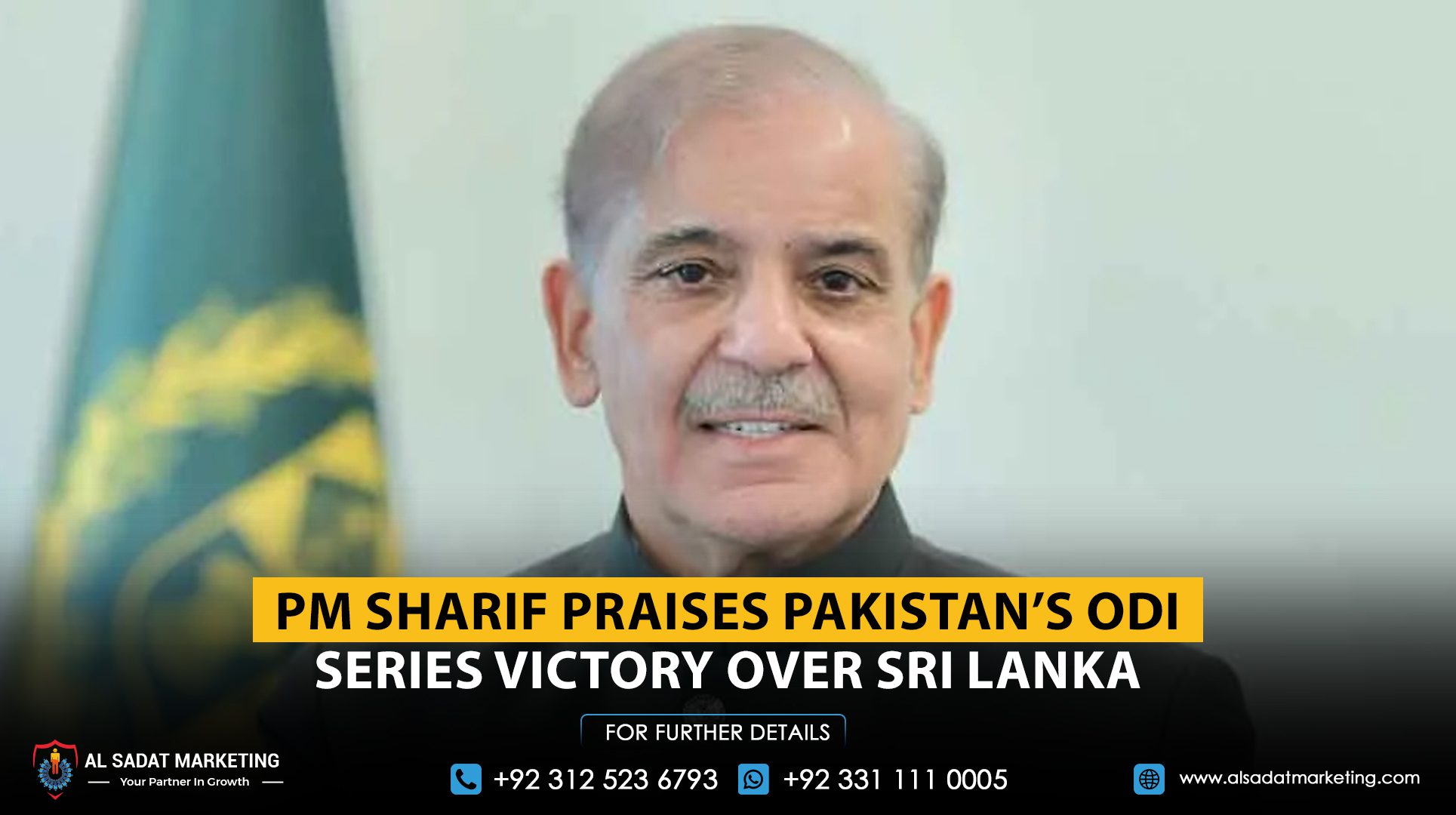 PM Sharif Praises Pakistan’s ODI Series Victory Over Sri Lanka