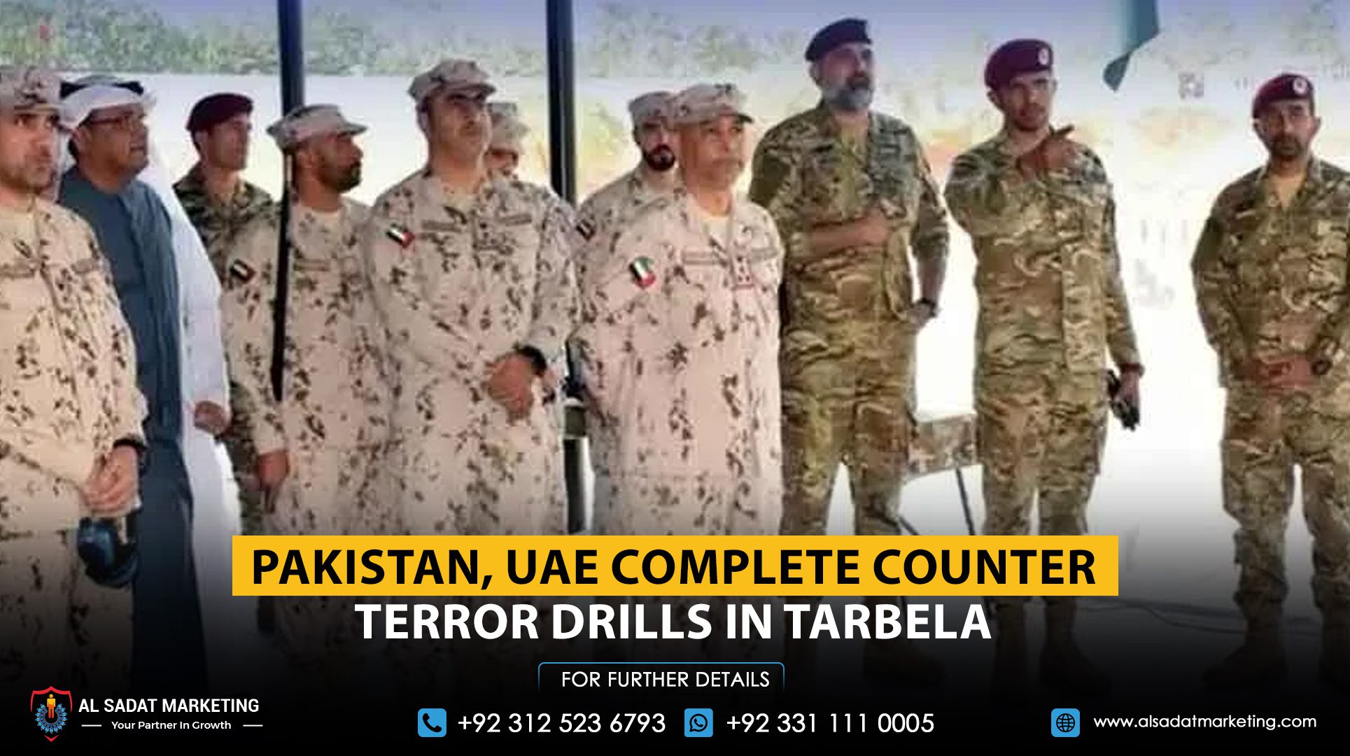 Pakistan, UAE complete counter-terror drills in Tarbela