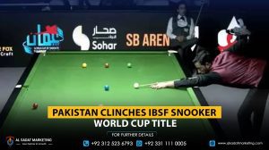 Pakistan Clinches IBSF Snooker World Cup Title