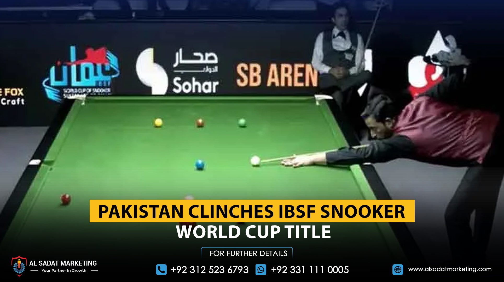 Pakistan Clinches IBSF Snooker World Cup Title