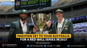 Pakistan Set to Tour Australia for a Red-Ball Series in 2027