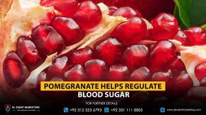 Pomegranate helps regulate blood sugar