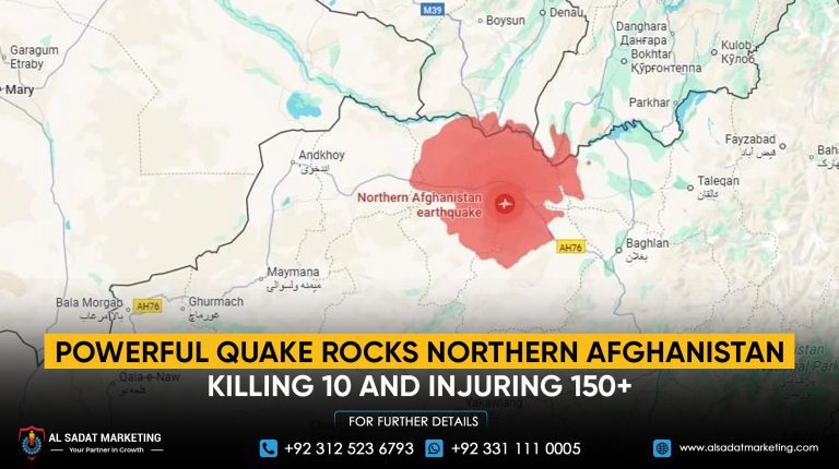 Powerful quake rocks northern Afghanistan, killing 10 and injuring 150+