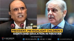 President, PM Highlight Children’s Rights and Education in Pakistan