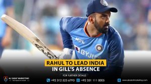 Rahul to Lead India in Gill’s Absence