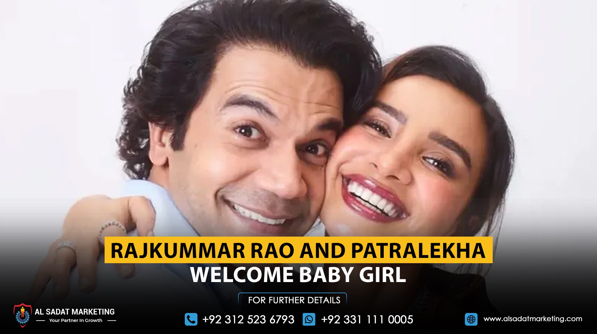 Rajkummar Rao and Patralekha Welcome Baby Girl
