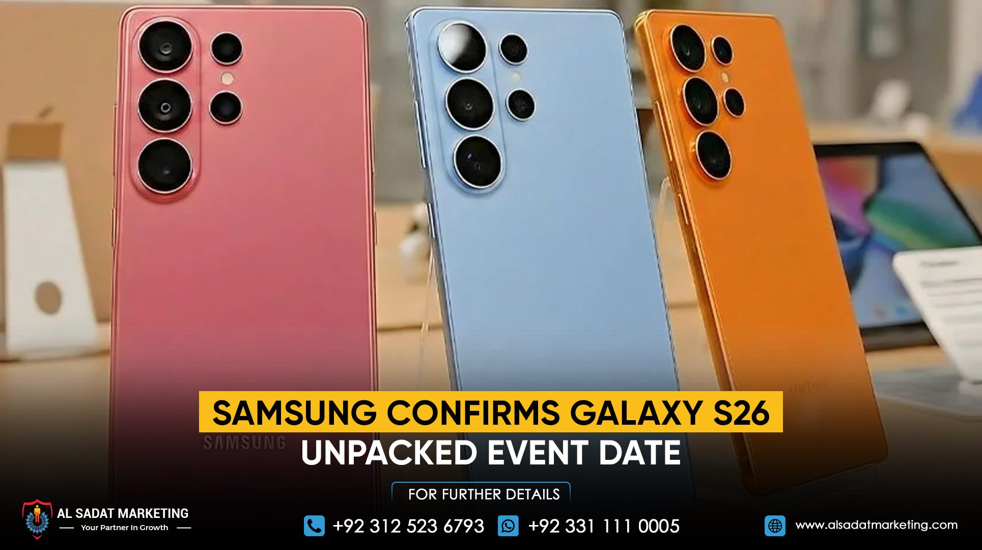 Samsung confirms Galaxy S26 Unpacked event date