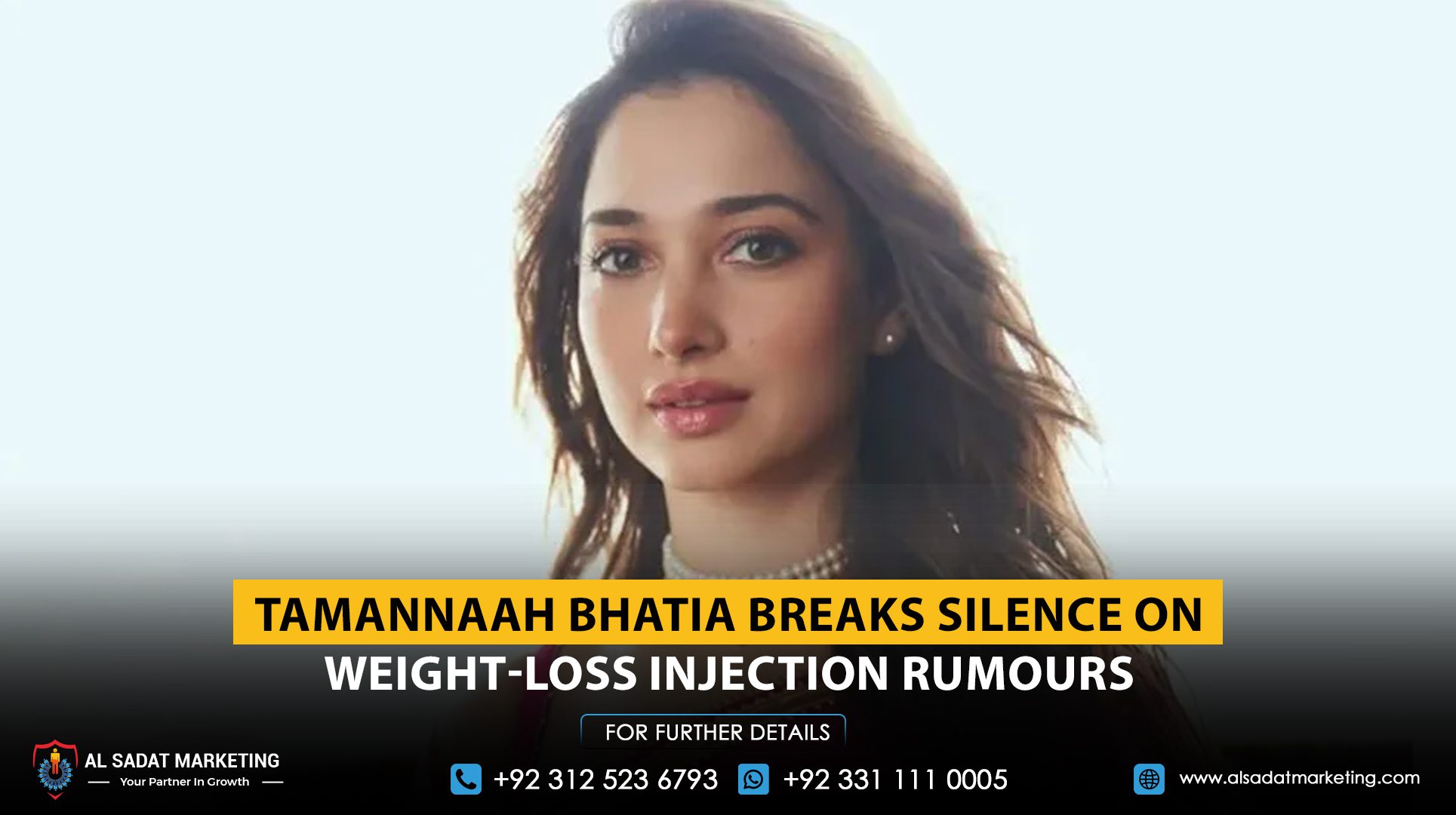 Tamannaah Bhatia breaks the silence on weight-loss injection rumours