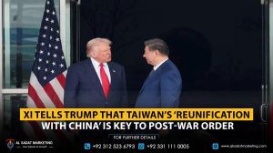 Xi Tells Trump That Taiwan’s ‘Reunification With China’ Is Key to Post-War Order