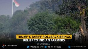Trump’s Tariff Rollback Brings Relief to Indian Farmers