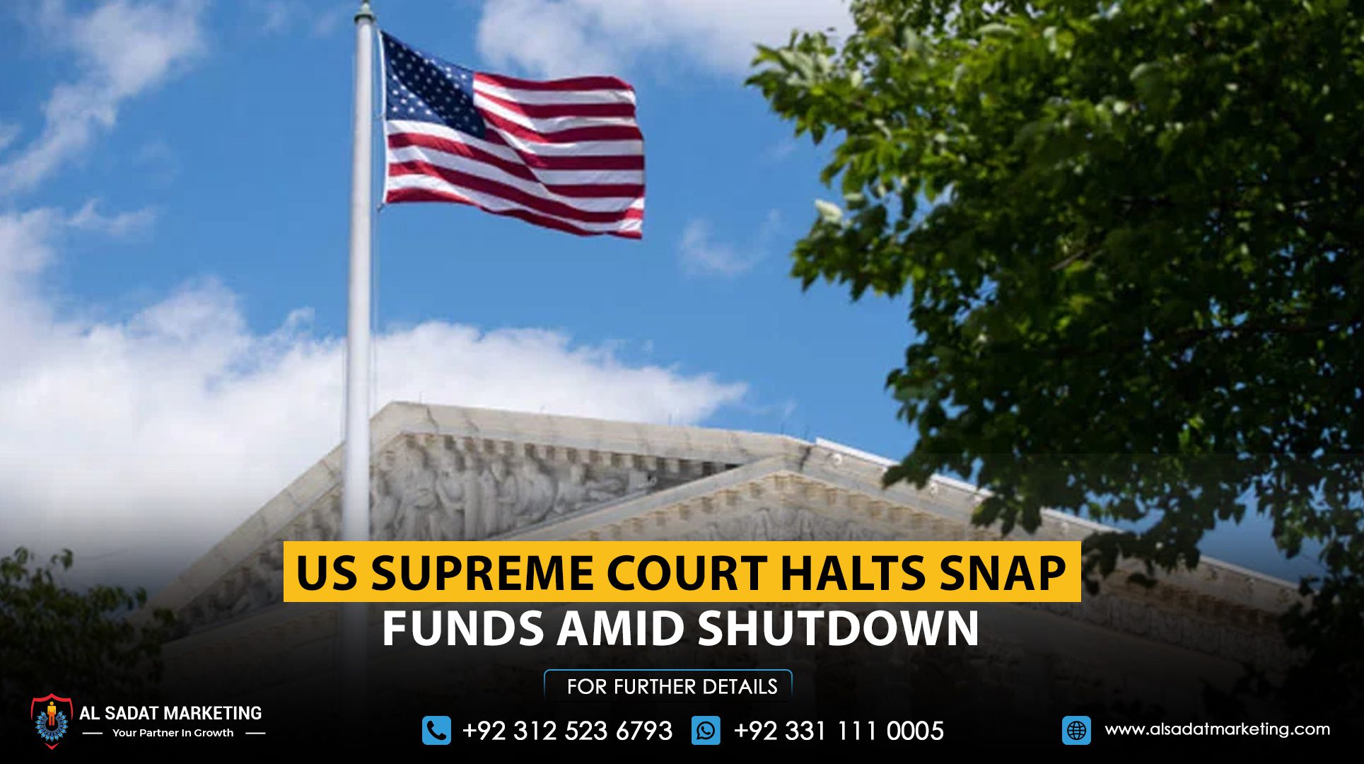 US Supreme Court halts SNAP funds amid shutdown