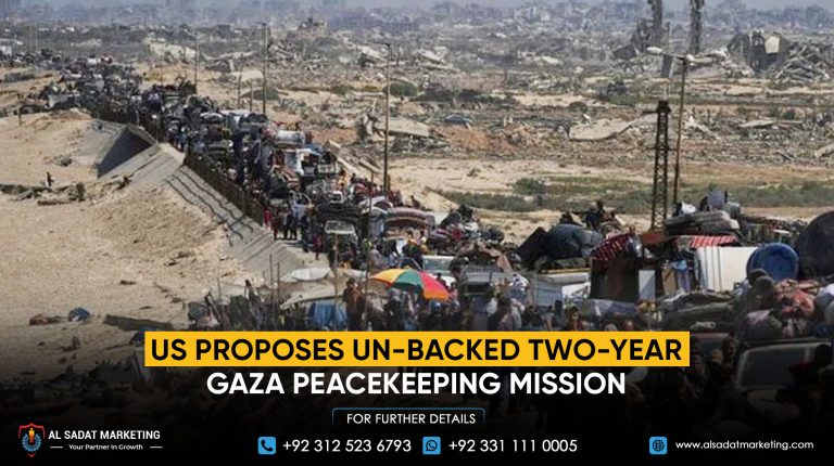 US proposes UN-backed two-year Gaza peacekeeping mission