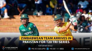 Zimbabwean team arrives in Pakistan for T20 tri-series