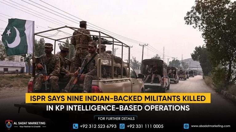 ISPR says nine Indian-backed militants killed in KP intelligence-based operations